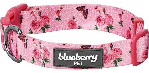 Blueberry Pet Spring Scent Inspired Garden Flower Pink Colla