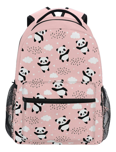 Mochila De Oso Panda Rosa Wamika, Mochilas Escolares De Anim