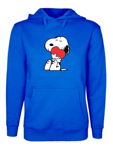 Polerón Estampado Unisex Snoopy Corazón