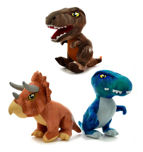 Dinosaurio Peluche Con Sonido Jurassic World 25 Cm