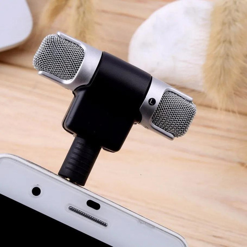 Microfone Mini Stéreo P2 Celular Android Ios Pequeno