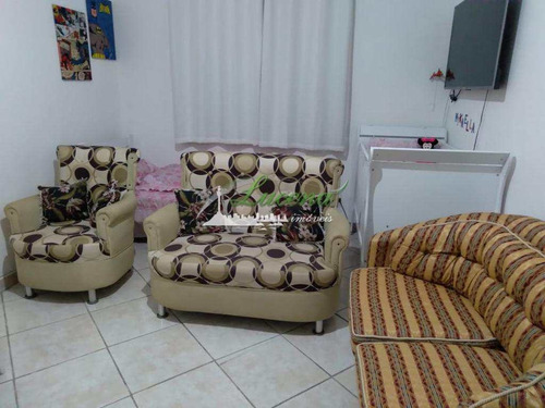 Imagem 2 de 11 de Apartamento Com 1 Dorm, Centro, São Vicente - R$ 185 Mil, Cod: 6596 - V6596
