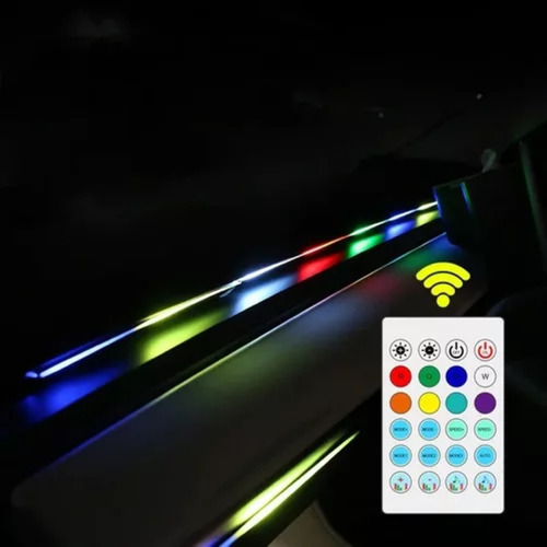 Hilo Led Tablero Luz Rgb Arcoiris Usb +bluetooth Control