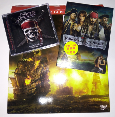 Piratas Del Caribe 4 - Disney Dvd + Cd Soundtrack