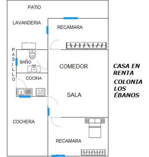 Casa Sola En Renta En Los Ébanos, Apodaca, Nuevo León
