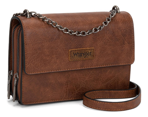 Wrangler Bolso Cruzado Con Solapa Para Mujer Monedero Pequeñ