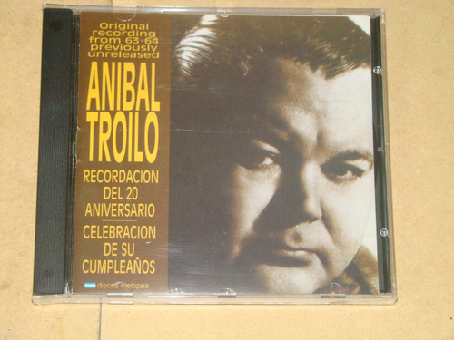 Anibal Troilo Recordacion De 20 Aniversario Cd Nuevo / Kkt 