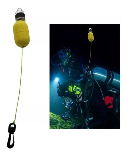 Flotador De Tanque De Buceo Nocturno, Luz Led Para Buceo