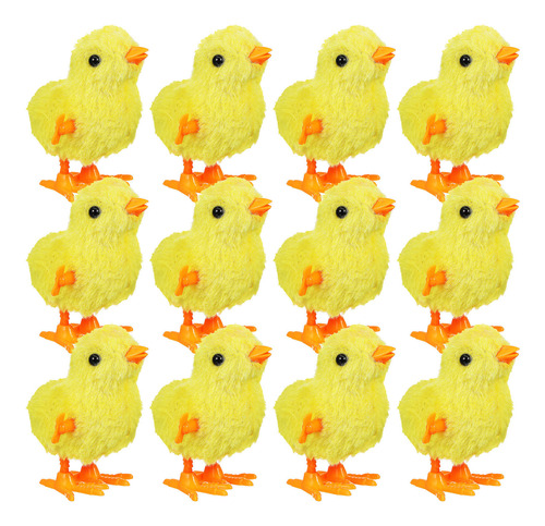 Juguete De Peluche Para Pollitos Con Forma De Pollo, 12 Unid
