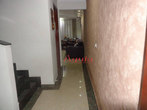 Imagem 3 de 30 de Sobrado À Venda, 164 M² Por R$ 640.000,00 - Parque Jaçatuba - Santo André/sp - So0979