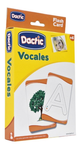 Láminas Didácticas, Flash Card Vocales. Dactic