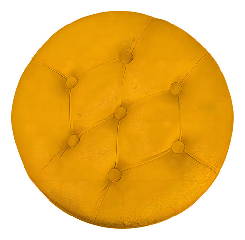 Kit de 2 bollos redondos con texto para sala de estar y dormitorio, terciopelo amarillo