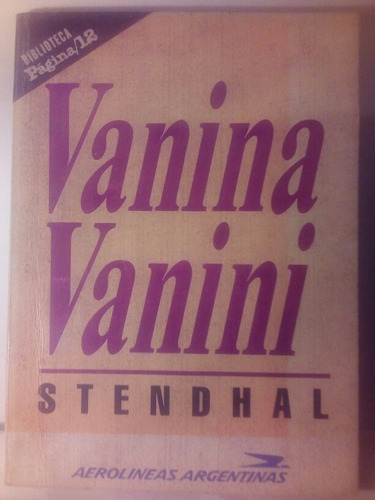 Vanina Vanini -  Stendhal / Página 12