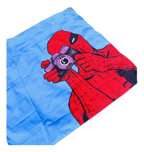 Manta Playera Lona Playa Mantel Hombre Araña Heroe Animada