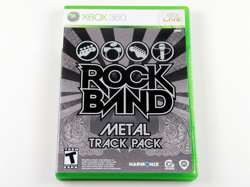 Rock Band Metal Track Pack Original Xbox 360