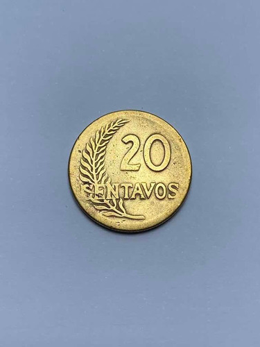 Moneda De 20 Centavos Del Año 1944