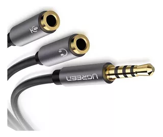 Cable Adaptador Trrs-macho A 2 Trs Hembra Audio - Microfono