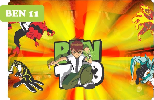 1 Banner L0na Fosca Festa Infantil 1,00 X1,50 Ben 10 Mod. 11