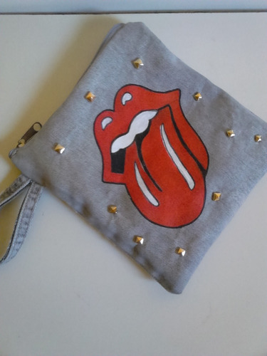 Necessaire Bolsa De Mão Rolling Stones Usada