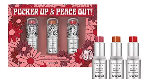 Benefit Moisturizing Lip Balm California Kissin Incluye 3lip