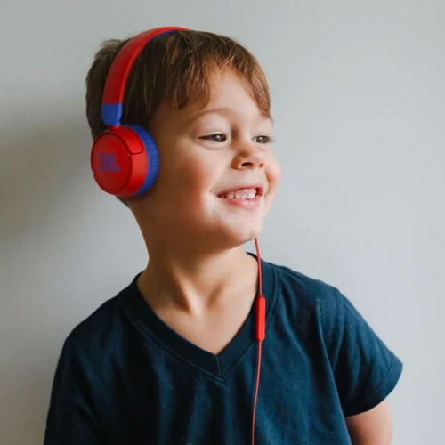 Auriculares Supraaurales Jbl Jr 310 Kids Safe Sound Con Micr