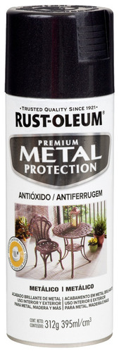 Aerosol Metal Protection Antióxido Negro N Rust Oleum Sibaco