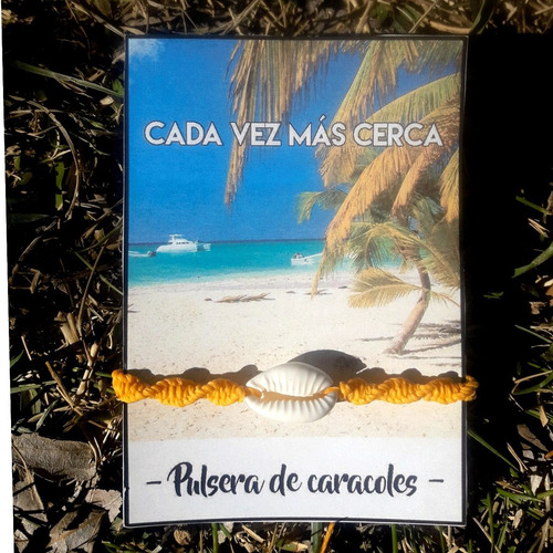 Imagen 6 de 9 de Pulsera De Caracol - Brazalete De Caracoles Pulsera Verano