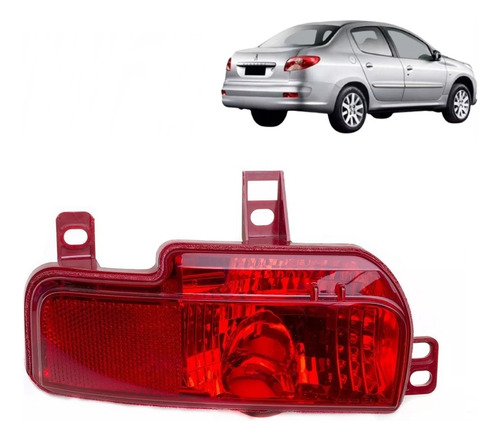Refletor Parachoque Traseiro Peugeot 207 Passion Sw Sedan