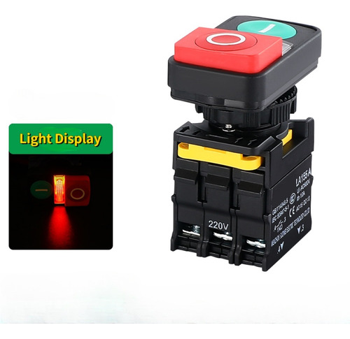 Gqmyok 1pcs Double Push Button Swith On Off Start Stop