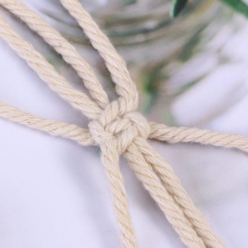 Delicado Colgador De Macramé Para Colgar Macetas De Pared, C