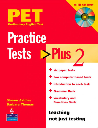 Libro Practice Tests Plus 2: Book With Cd-rom - Barbarathoma