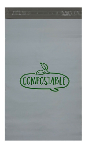 100 Bolsas Envios Courier Autoadhesiva Compostable 