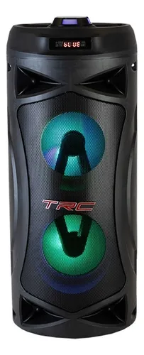 comprar TRC Sound Caixa De Som Amplificada Bluetooth TRC 5507 Usb Rádio Fm 70w Cor Preto 110Vu002F220V