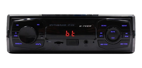 Som automotivo H-Tech HT-1019 com USB, bluetooth e leitor de cartão SD