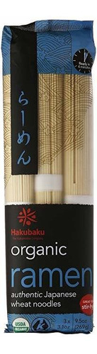 Hakubaku Orgánicos Fideos Ramen, 9.5 Oz