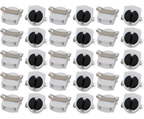 Uxcell, 30 Uds., Soporte De Luz Fluorescente T5, Base G5, To