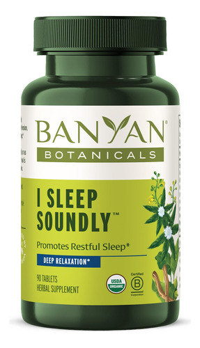Banyan Botanicals I Sleep Soundly - Suplemento Organico Para
