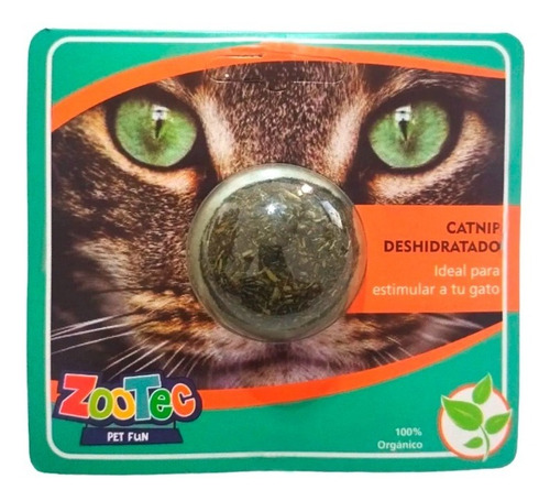 Juguete Pelota Para Gatos Zootec Catnip Ball