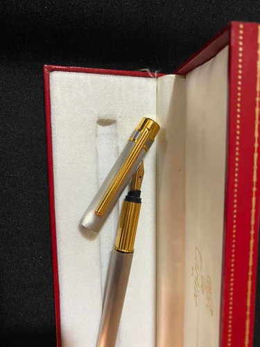 Pluma Fuente Cartier Must En Caja Original