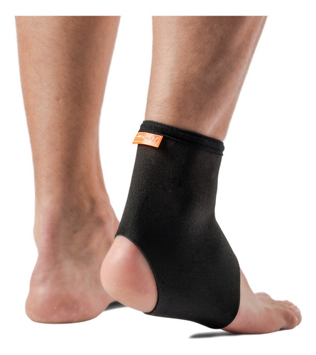 Cinta de tornozelo curta, neoprene, estabilidade, cor de compressão Black Gg