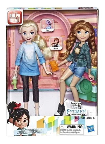 Princesas Disney - Anna Y Elsa - Ralph Wifi