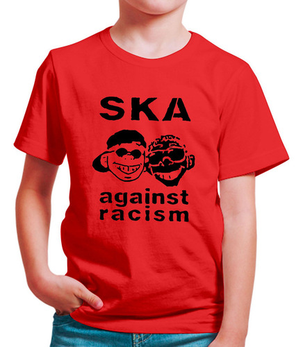 Polo Niño Ska Against Racism (d0878 Boleto.store)