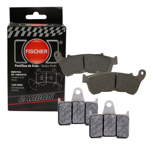 Kit Pastilha Freio Dian+tras Harley Xl1200 Forty Eight 14/20