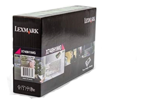 Tóner Lexmark X748h1mg Original Para Multifuncional X748