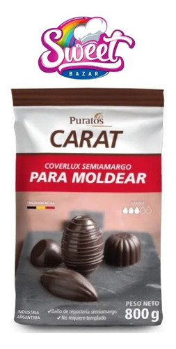 Chocolate Puratos Carat Caverlux Semi Amargo