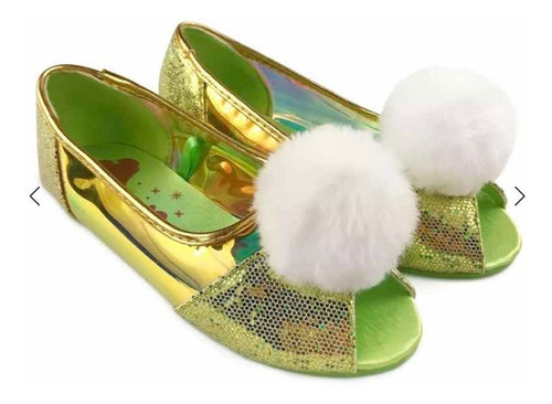 Tinkerbell Hada Zapatos Talla 9-10 Disfraz Disney Store