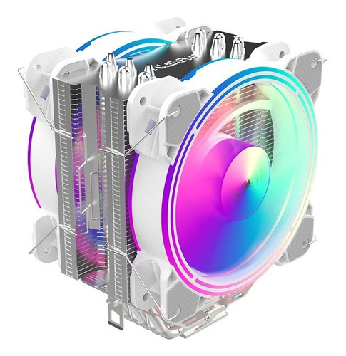 Imagen 5 de 5 de Disipador Para Procesador H120d Blanco