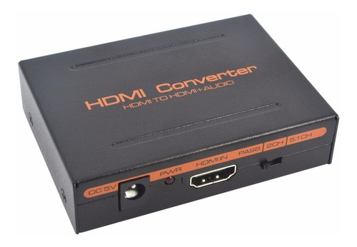 Conversor Extractor De Audio Hdmi A Optico Rca Hdmi + Fuente