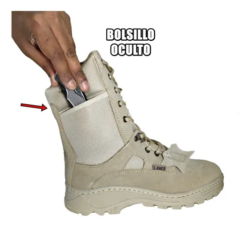 Botas tacticas online color kaki