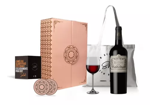 Copa De Vino Grabada Personalizada + Estuche Sx Wina - Sodex